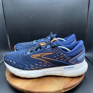Brooks Mens Size 13 EE Wide Glycerin 20 1103831D444 Blue Running Shoes Sneakers